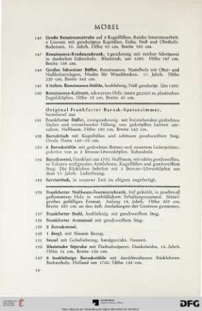 Möbel (Nr. 146-225)