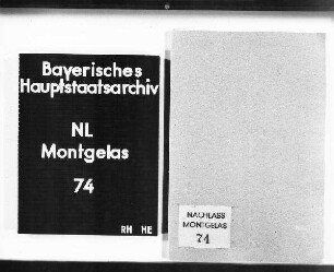 Chiffrierte Meldungen; Eingaben; Varia Curiosa