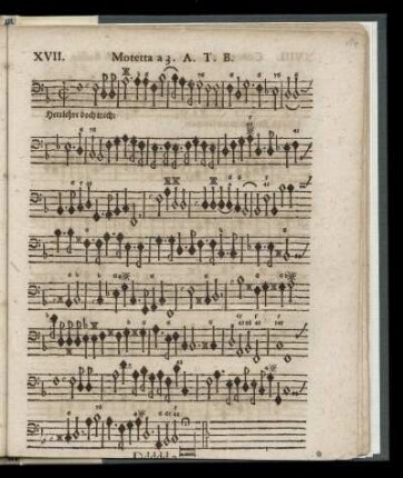 XVII. Herz lehre doch mich (Motetta a 3. Alto, Tenore & Basso)