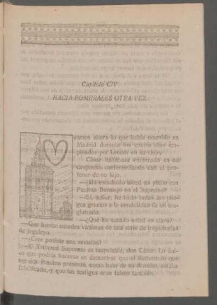 Capítulo CIV - Hacia Romerales otra vez