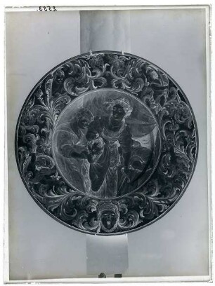 Teller mit Judith mit dem Haupt des Holofernes