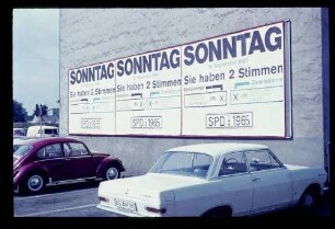 Wahlplakate 11.9.65.