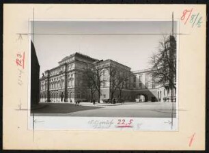 Stadttheater, Augsburg: Ansicht von Norden