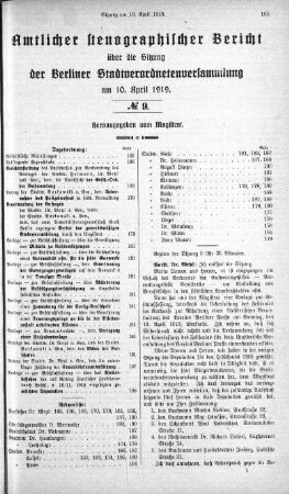 No 9, 10. April 1919