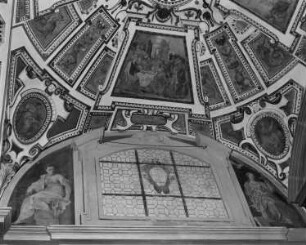 Cappella Serguidi — Allegorien mit Unschuld und Schuld, Reue und Glaube — Allegorie auf den Glauben