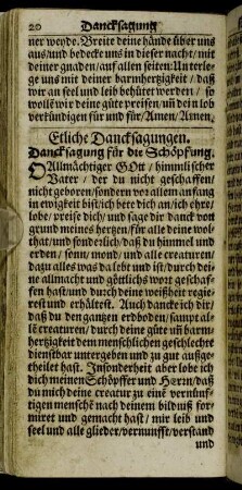 Etliche Dancksagungen.