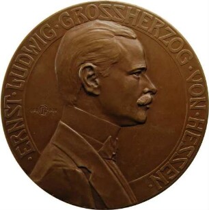 Großherzog Ernst Ludwig - Dank der Künstlerkolonie Darmstadt an ihren Schöpfer