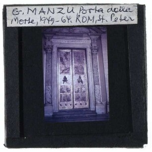 Rom, Peterskirche,Manzù, Porta della Morte : Porta della Morte