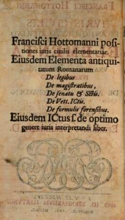 Prima Iuris Civilis et Antiquitatum Elementa