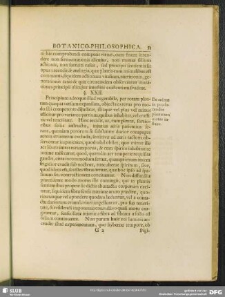 §. XXII. De animae in producendos plantarum motus influxu