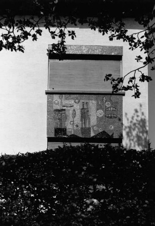 Glasmosaik Haus Ernst Vogel; Darmstadt, Flotowstraße 31