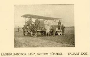 LANDBAU-MOTOR LANZ, SYSTEM KÖSZEGI. - BAUART 1907