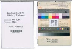 Entnazifizierung Johannes Wyes , geb. 13.08.1887 (Hallenwaerter)