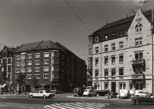 Altstadt, Dörfle. Kapellenstraße / Ecke Waldhornstraße