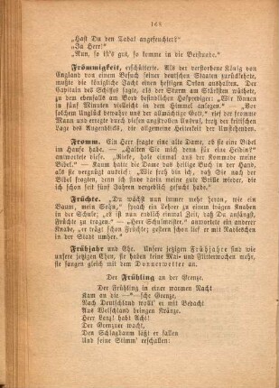 Frömmigkeit, erschütterte.