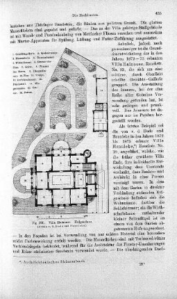 Fig. 336. Villa Hainauer. Erdgeschoss