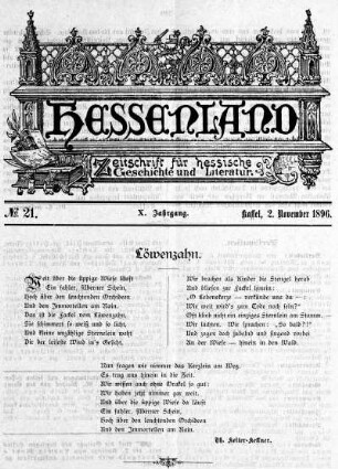 No. 21, 2. November 1896