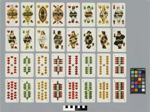 Kartenspiel zum Saarbrücker Bergmannskalender 1976: Bergmännische Trachten und Personen