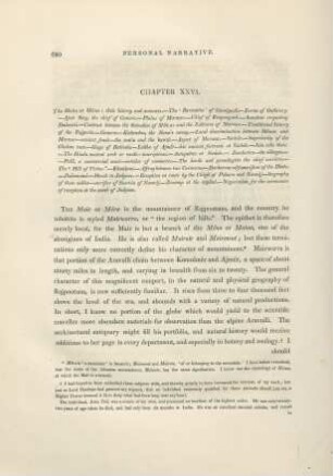 Chapter XXVI. The Mairs or Méras : their history and manners. -