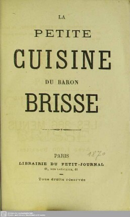 La petite cuisine