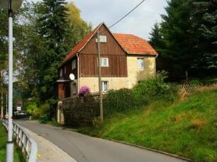 Gohrisch-Cunnersdorf. Wohnhaus (im ehem. Ortsteil Viebig). Straßenansicht