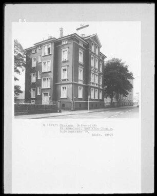 Justus-Liebig-Universität, Personalabteilung (Alte Chemie)