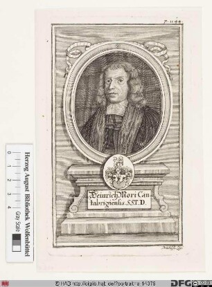 Bildnis Henry More (lat. Henricus Morus)