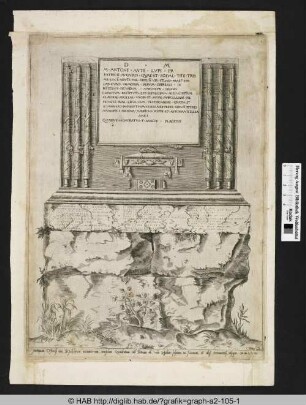 Das Grabmal des Antonius Antius Lupus.
