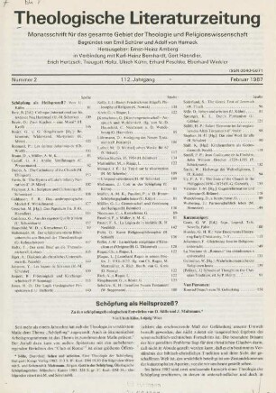 81-88 Schöpfung als Heilsprozeß?