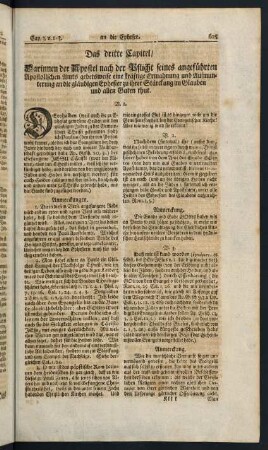625-633, Das dritte Capitel
