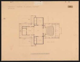 Friedrich-Theater, Dessau: Grundriss EG 1:200