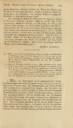 Art. VIII. 1. Essai sur les Médailles antiques ...