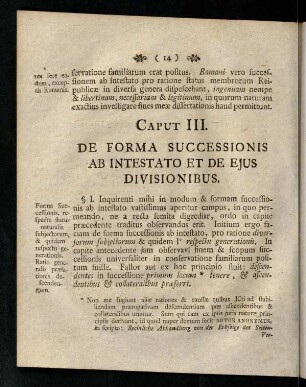 14-80, Caput III