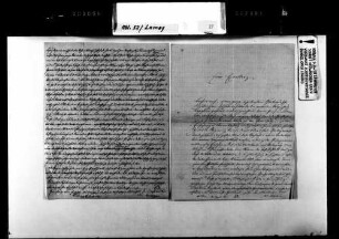 Schreiben von Adolph Vischer, Betberg, an August Lamey: Glückwünsche zu einer Auszeichnung Lameys und Rückblick auf dessen Leben.