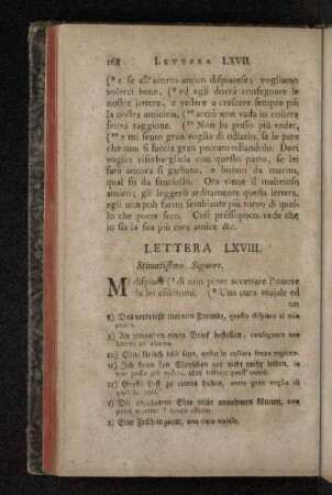 Lettera LXVIII.
