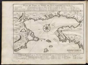 Plan du Port et Ville de Louisbourg dans l´Isle Royale. Pl. XXXVII.