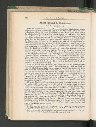 Johann Rist und die Buchdrucker