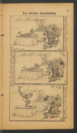 La sirena asustadiza - [Cómic]