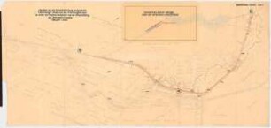 Zweiter Abstieg von der Scheitelhaltung des Hohenzollernkanals zur Havelhaltung Schinkelwettbewerb 1929: Lageplan 1:10000
