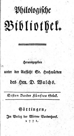 Fünftes Stück