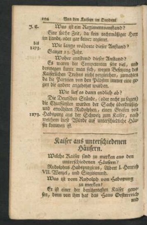 Kaiser aus unterschiedenen Häusern.