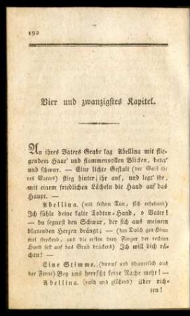Vier und zwanzigstes Kapitel.