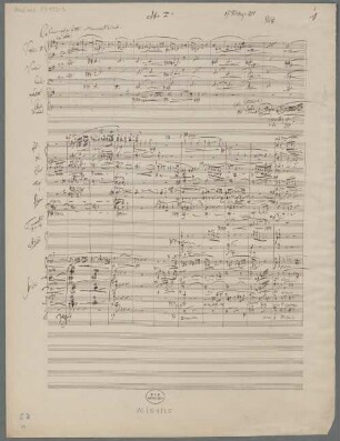 Cenerentola, Excerpts. Sketches - BSB Mus.ms. 23153-3 : [caption title:] Atto I o