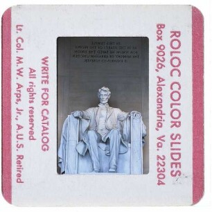 French, Sitzstatue Abraham Lincolns / Lincoln Memorial,Washington DC, Lincoln Memorial