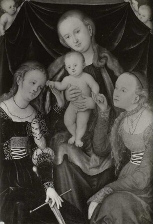 Madonna mit der heiligen Barbara und heiligen Katharina