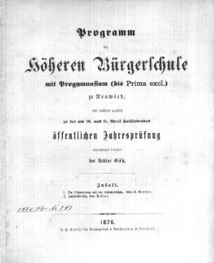 Die Orientirung auf der Erdoberfläche