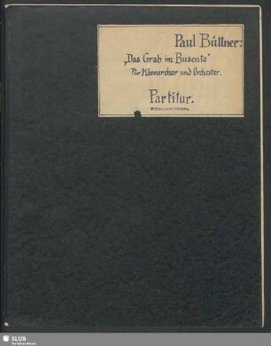 Das Grab im Busento - Mus.9315-G-507 : Coro maschile, orch