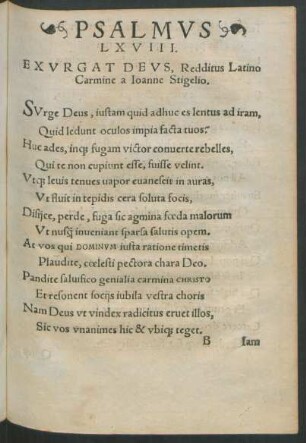 Psalmus LXVIII.