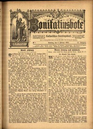 Ausgabe vom Sonntag, den 03. Februar 1895.