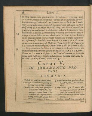 Caput V. De Iuramento Prodigi.